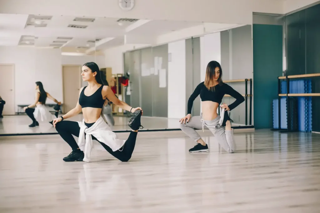 Grupo de bailarinas de hip hop
